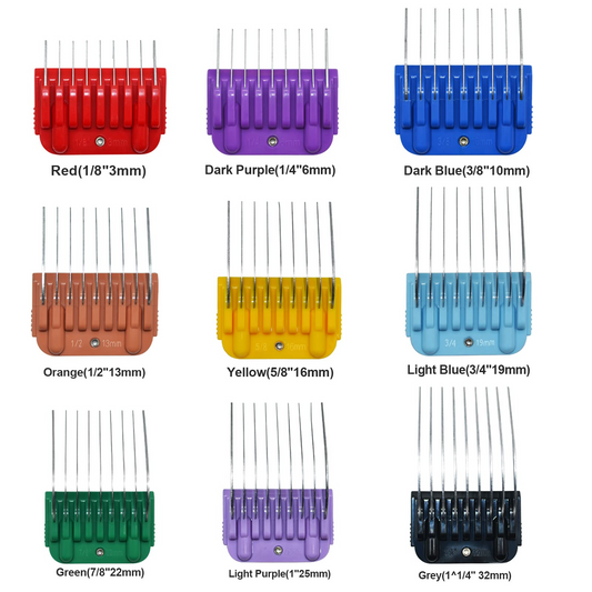 9  Color Guide For Oster/Wahl/Andi